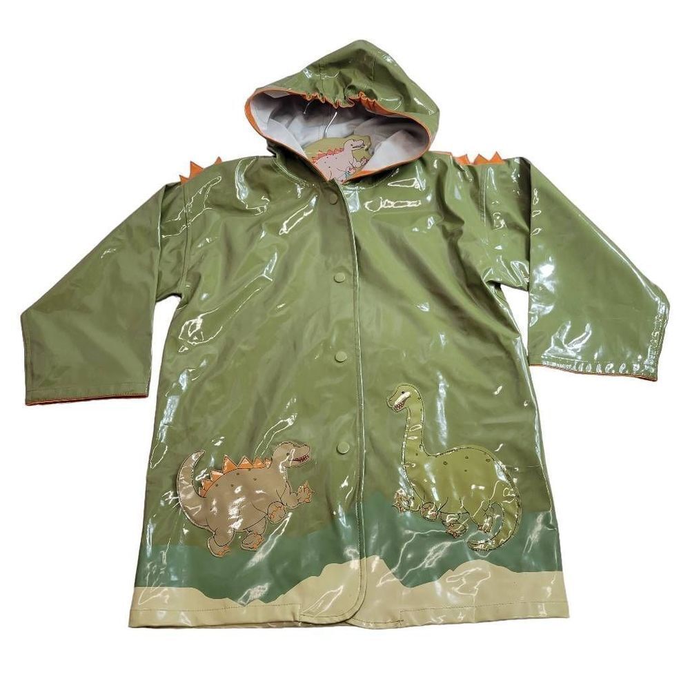 Kidorable dinosaur raincoat and hanger 6/6x